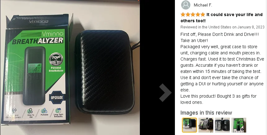 Customize Contactless Alcohol Checker Portable Breathalyzer Digital Alcohol Tester Breathalyser for Roadway Safety