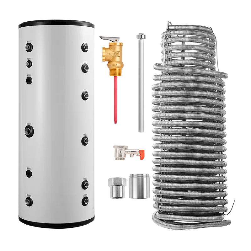 stainless steel hot water tank air source heat pump insulation domestic hot water storage tank