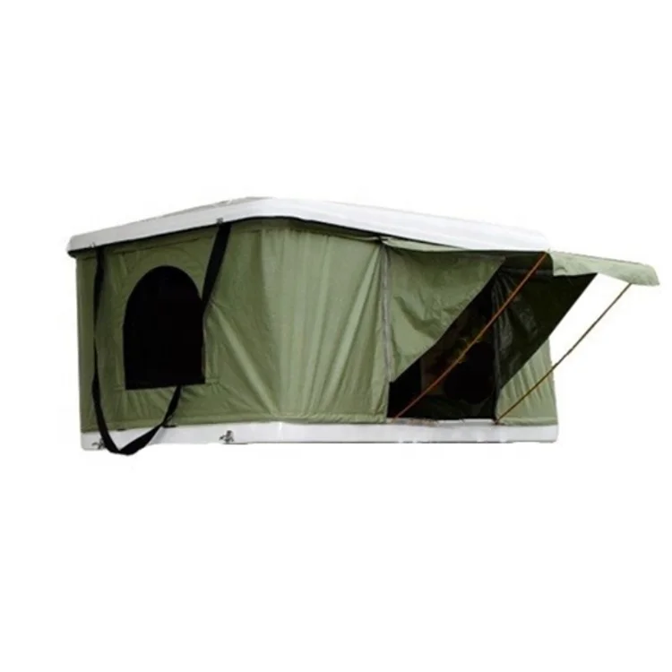 4WD 4 Person Rooftop Tents Waterproof Car Camping Fiberglass Hard Shell Roof Top Tent For Sale