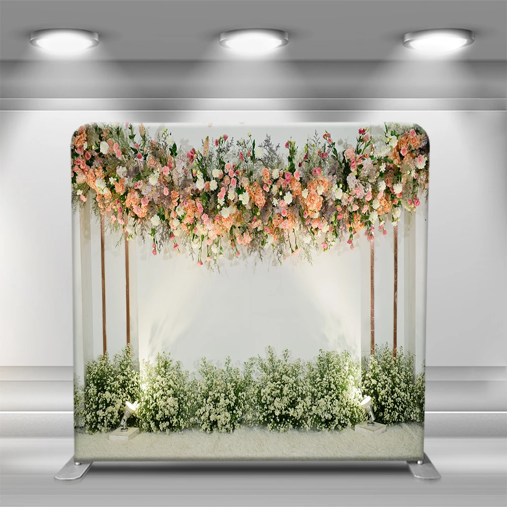 10ft 8ft Advertising Aluminium Tension Fabric Backdrop Photo Booth Backdrop Display and Event Stand