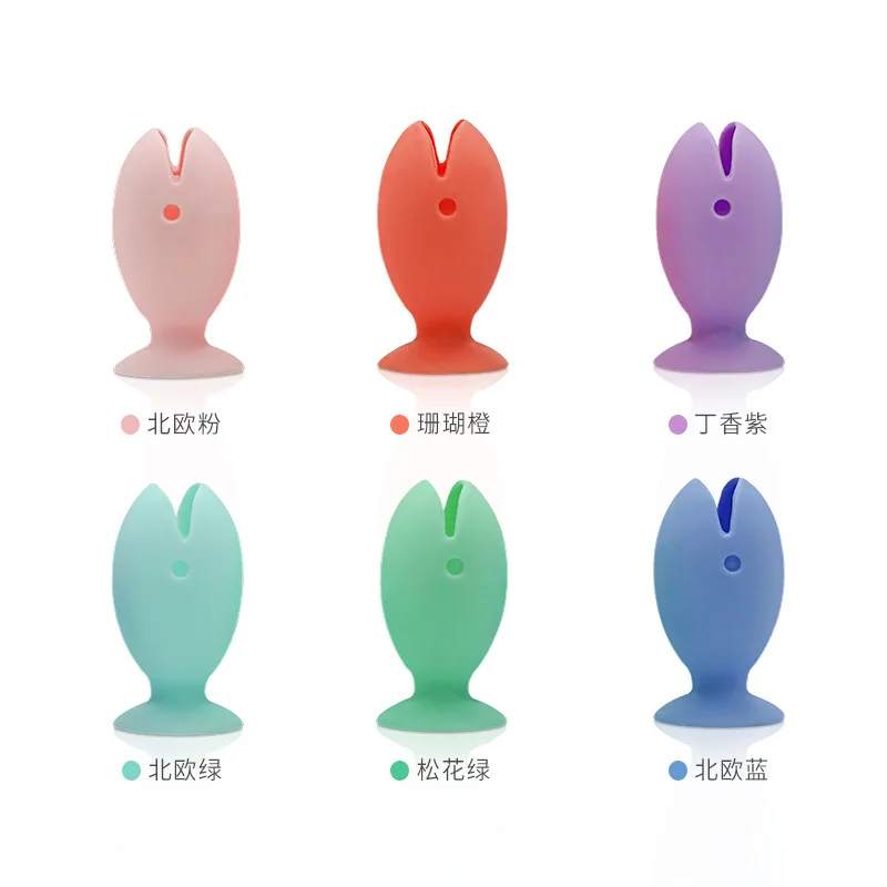 New Product Portable Bathroom Accessory Set Storage Organizer Small Size Bird Shape silicone toothbrush holder