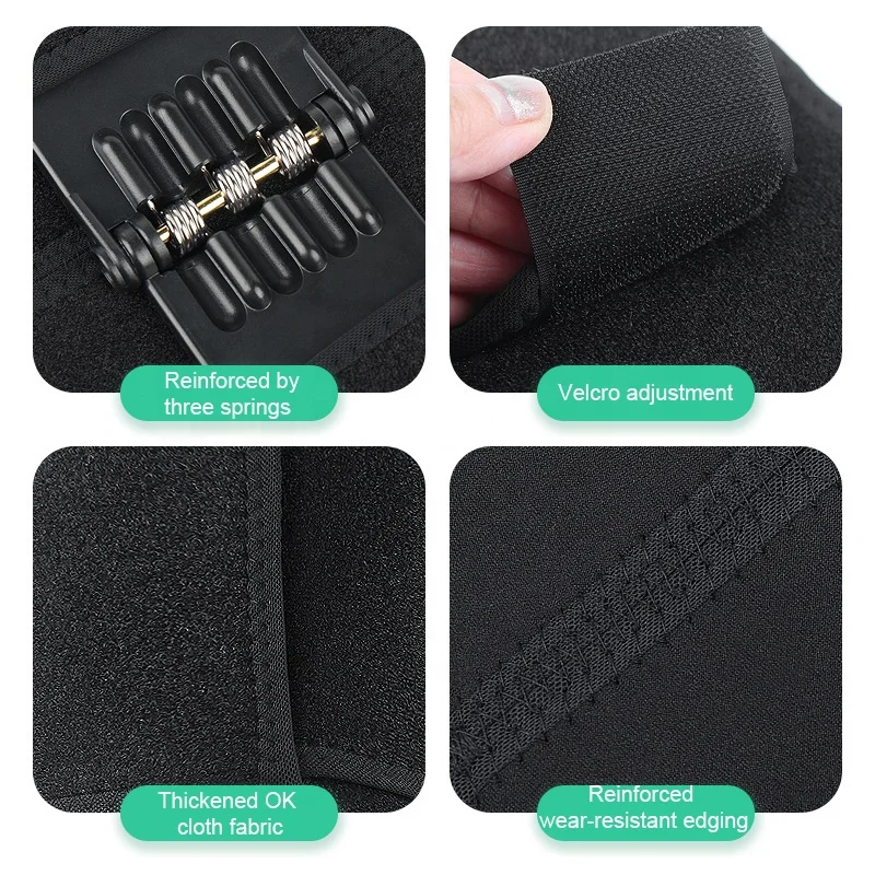 2024 New Style Power Lift Join Support Knee Pad Spring Force Knee Protection Booster for Climbing Sports Training Squat