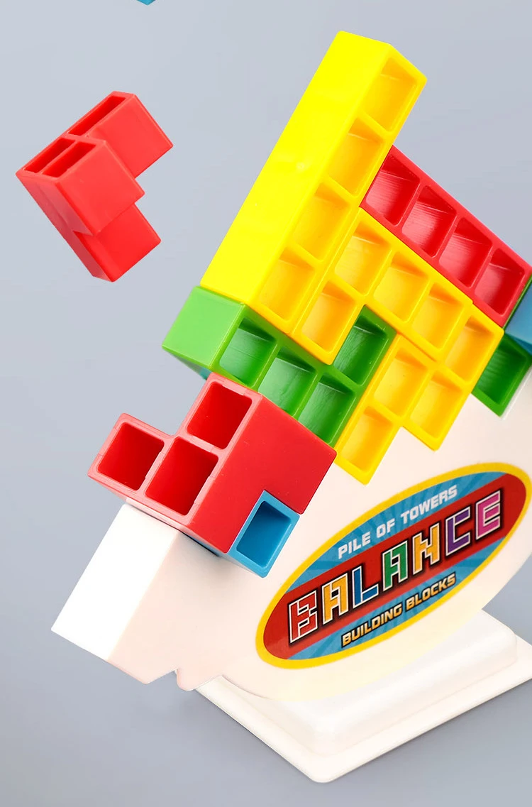 Stackable Russia Building Blocks Balance Game Toy Interactive Toys Gift Educational Toys For Kids Swing Building Blocks