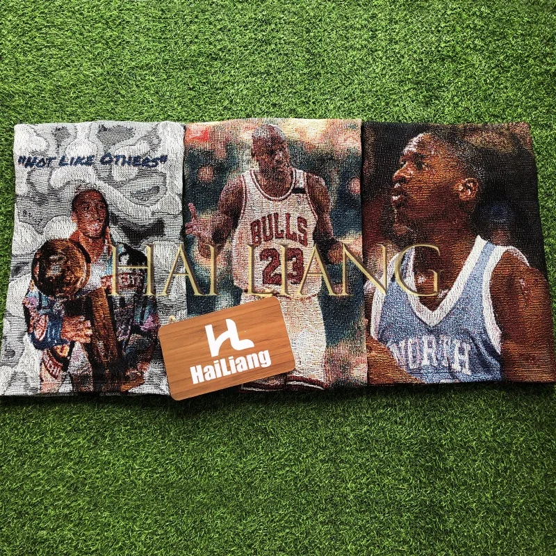 Custom Tapestry Hoodies Manufacturers For Tapestri Clothing Fashion Basketball Streetwear Woven Blanket Hoodie Men