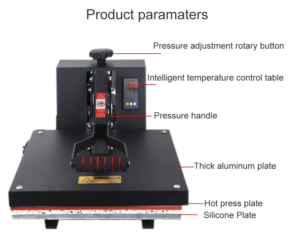 Heat Press Machine 38*38 cm Transfer Machine Heat Press for DTF Printing