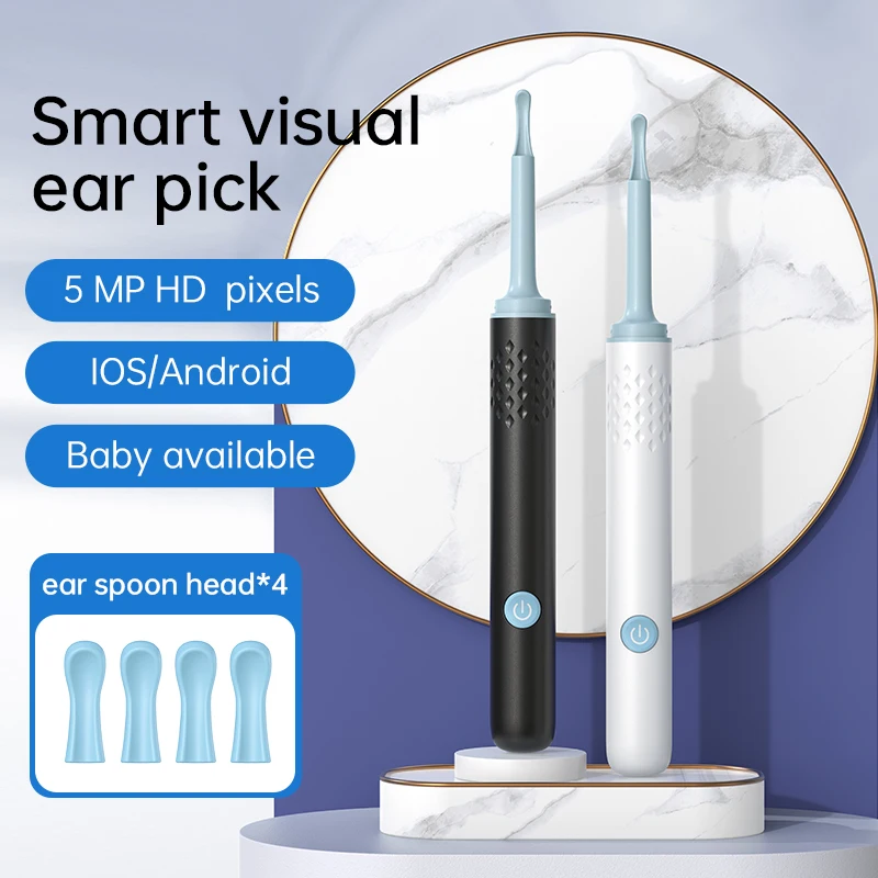 Dropshipping best selling N3 3.5mm Waterproof Camera Diameter Ear Endoscope LED Ear Wax Cleaner with Camera