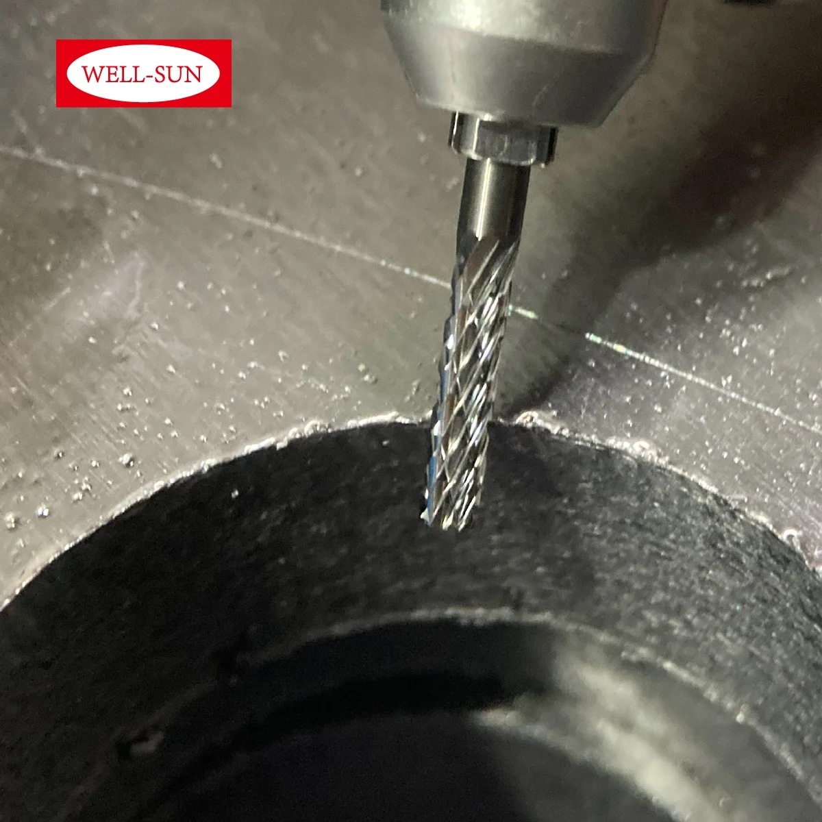 A-03-300183 Factory Cylindrical Without End Cut Tungsten Rotary Carbide Burr 3mm shank Removing Metal Working Bur