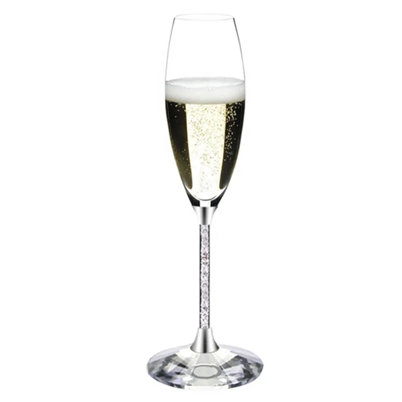 Роскошные свадебные бокалы для шампанского бокалы для вина Коктейльные креативные бокалы золотой стебель бокал для питья