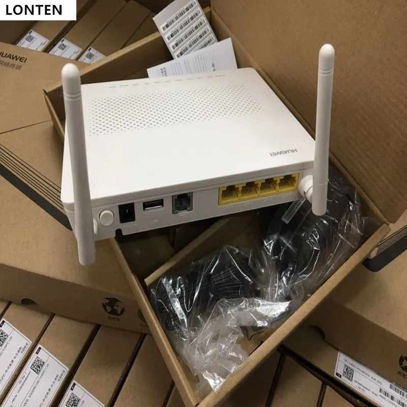 100% оригинальный новый HW HG8546M Gpon WiFi Ont onu 2 кастрюли + 4FE 1USB модем с английским программным обеспечением телекоммуникационное сетевое