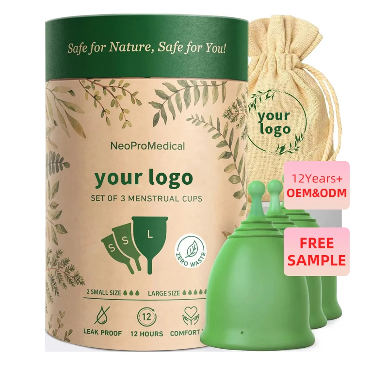 Eco friendly Copa Menstrual Reusable Healthcare 100% Medical Grade Silicone Menstrual Cups