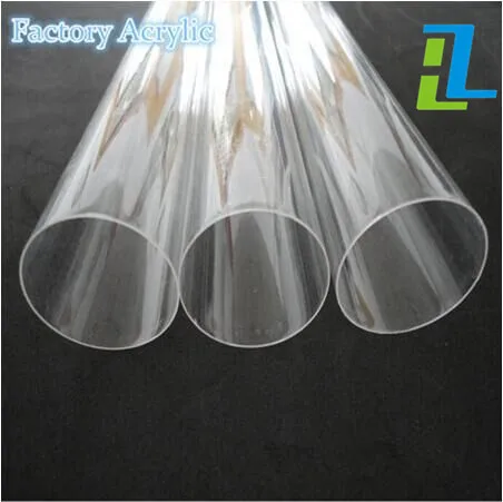 High Quality Clear plexiglass tube transparent acrylic pipe