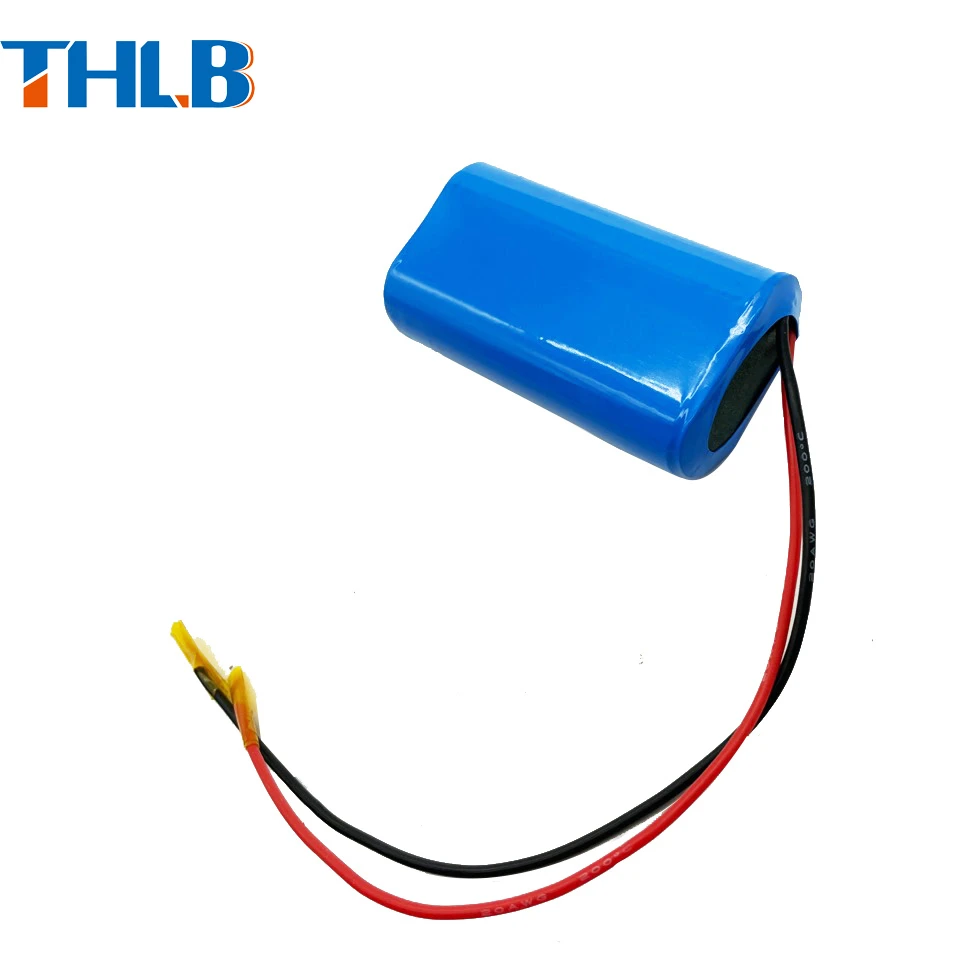 high energy density lifepo4 battery with PCB 6.4V 18650 2S1P rechargeable small emergency light Lithium ion Battery pack