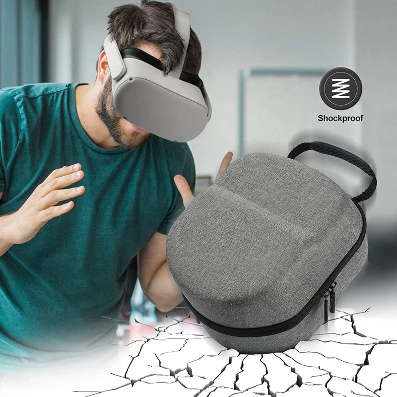 Жесткий Дорожный Чехол для Oculus Quest 2 VR игровая гарнитура контроллеры