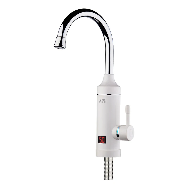 220V Wholesale High Quality Warm Water Led Display Kitchen Water Heating Digital Faucet