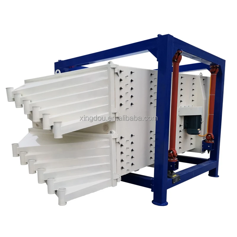 Multi Layers Vibration Sieving Machine Quartz Sand Rectangular Gyratory Sifter