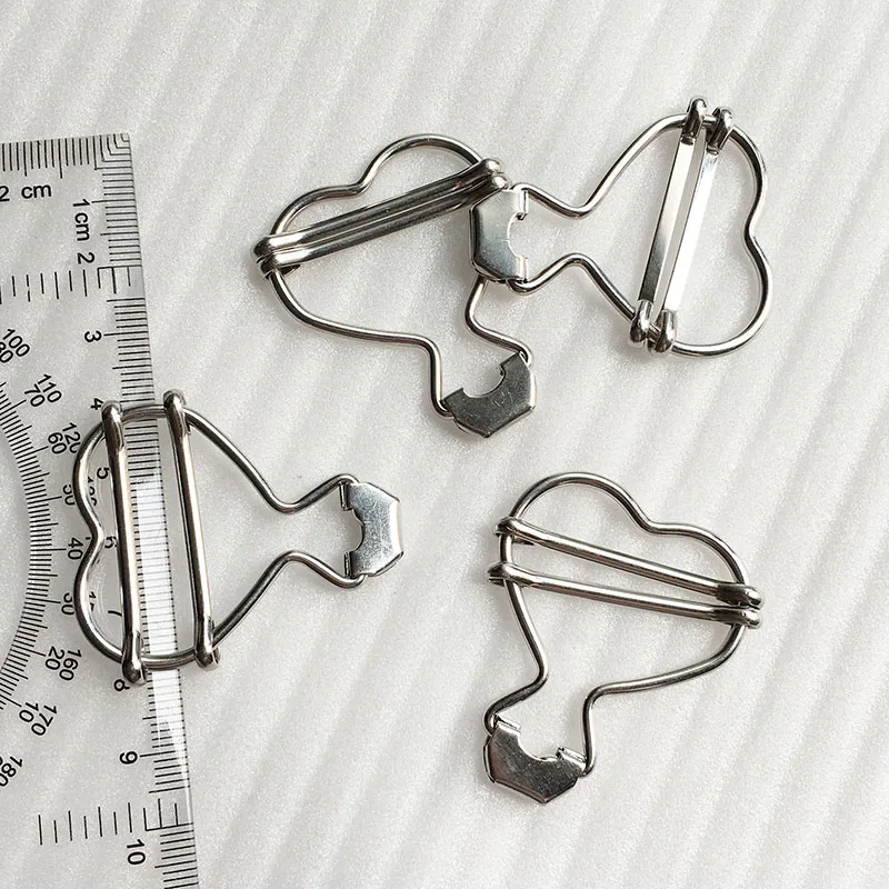 Elegant Garment Accessories Pure Copper Suspender Buckle for overalls