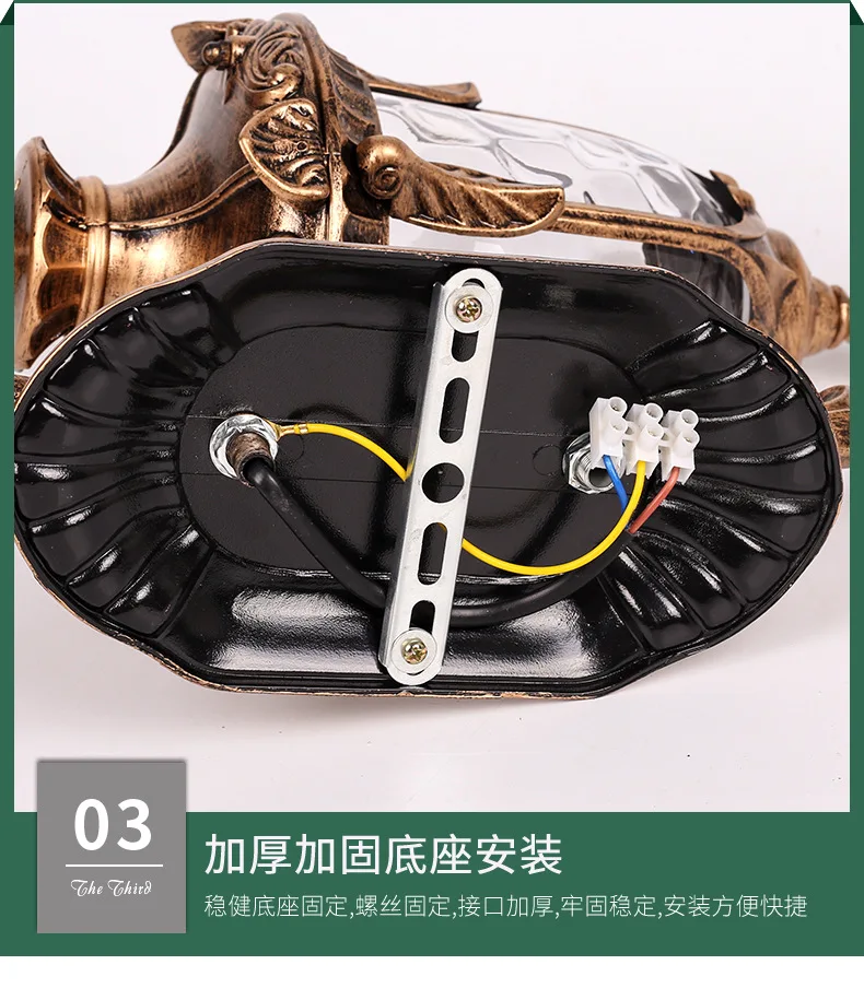 Наружные декоративные светильники, настенный светильник, Европейский светодиодный настенный светильник