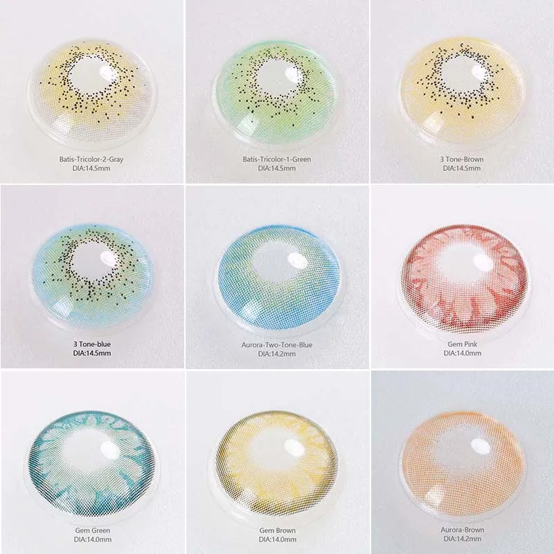 Mill Creek yearly disposable color contact lens big eyes lens candy anime colored contact lenses