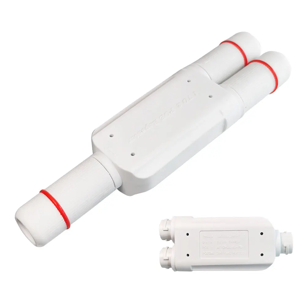 1 in 2 RJ45 Ethernet Cable Splitter 10 100Mbps IEEE802 3af at POE switch 1 to 2 PoE Extender for IP Camera