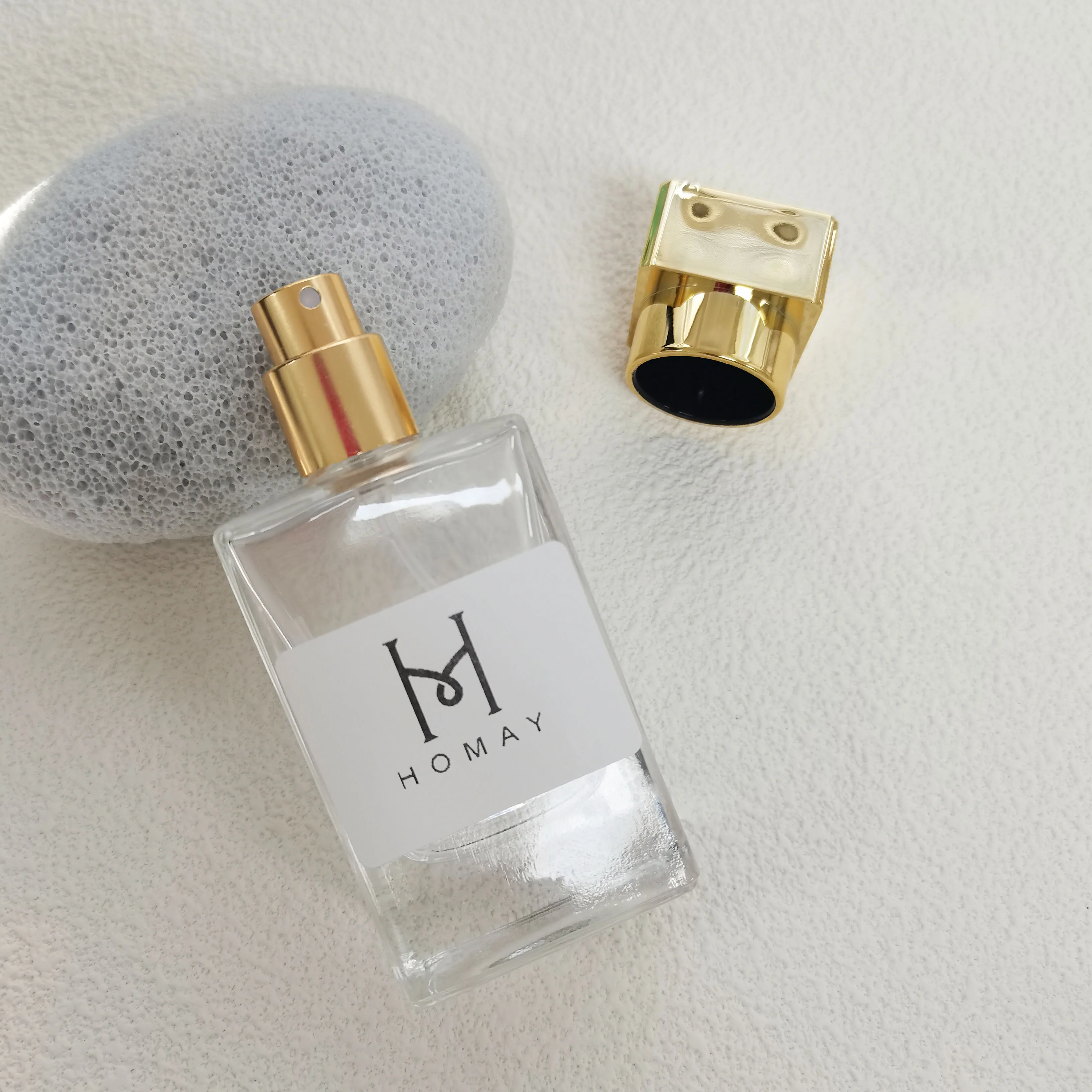 Homay Luxury Perfume Bottle Perfume Spray Bottle Glass Perfume Empty Glass Fragrance Glass Bottles Custom 30ml 50ml100ml