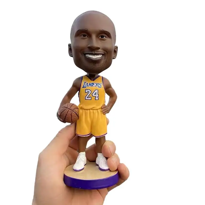 Promotion Custom Oem Made High Quality Sports Basketballer Sport 3d Bobblehead Figurine Custom basketball Bobble Head