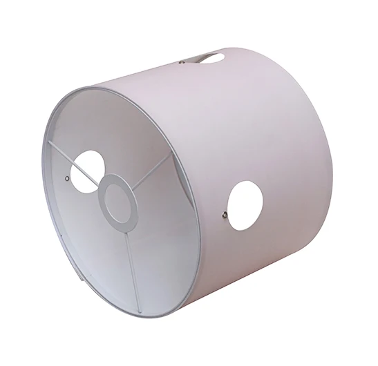 Rolled Edge Pink Modern Hot Sale Drum E27 Hanging Decorative Diy Lampshade Kit