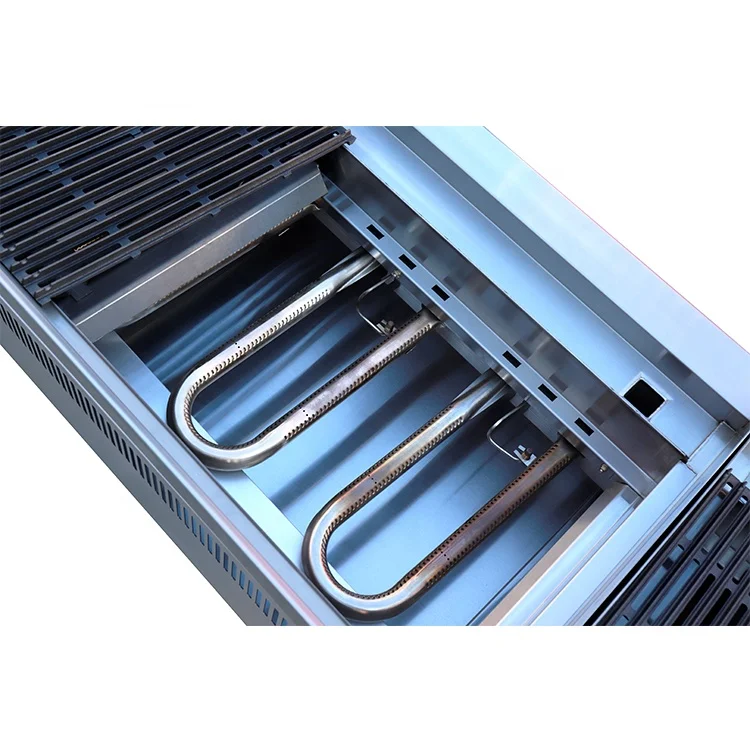 ETL Certificate  Commercial Kitchen Equipment Restaurant countertop briquette barbecue Gas Charbroiler  Grill