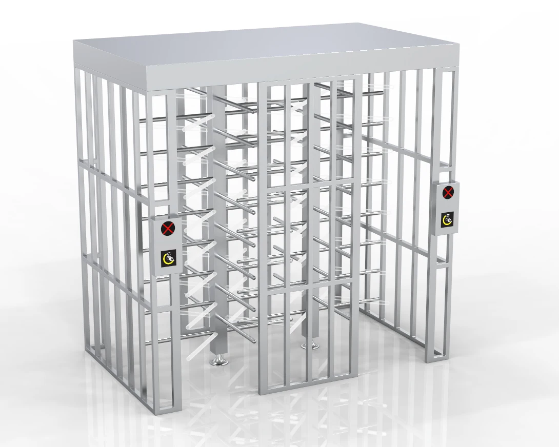 Indonesia Hot Selling Entrance Electronic full height Turnstiles double lane full height turnstile Automatic Full Height gate