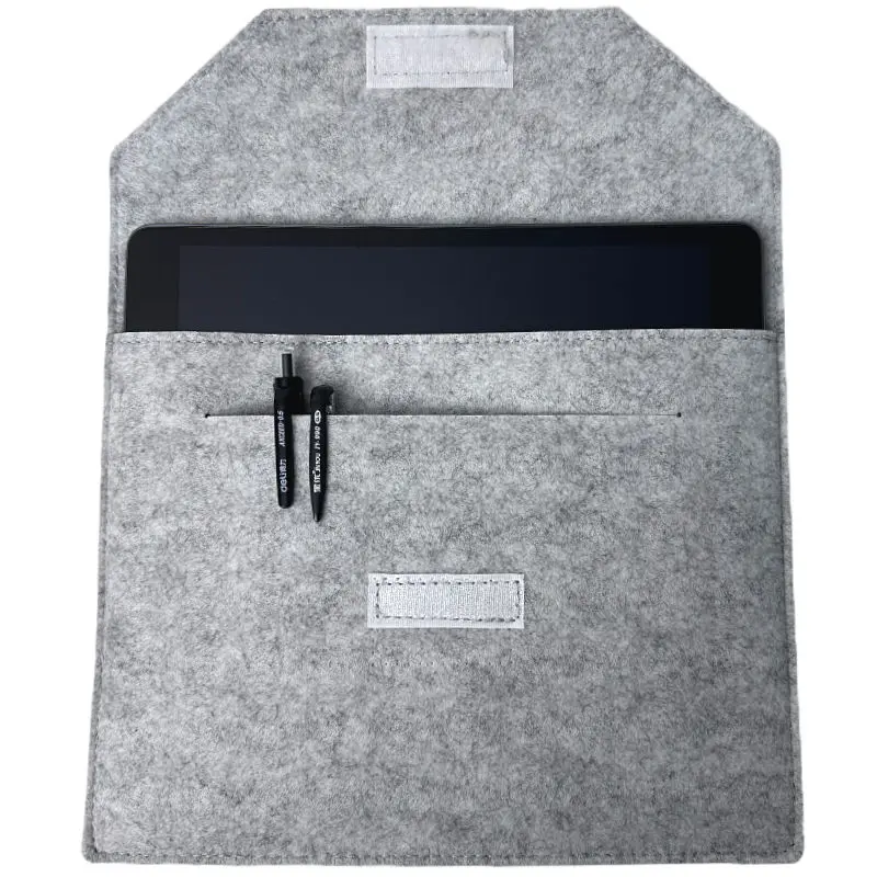 High Quality 16 11 12 13 15 Inch Luxury Square Felt Laptop Sleeve Bag Customizable Felt Protective for iPad