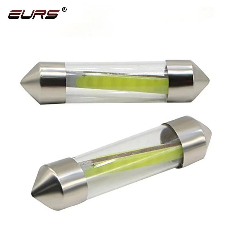 EURS Hotsale COB 31MM 36MM 39MM 41MM Imported Led  Cheap led car over head light reading lamp festoon 1.5W 12V 0.6A