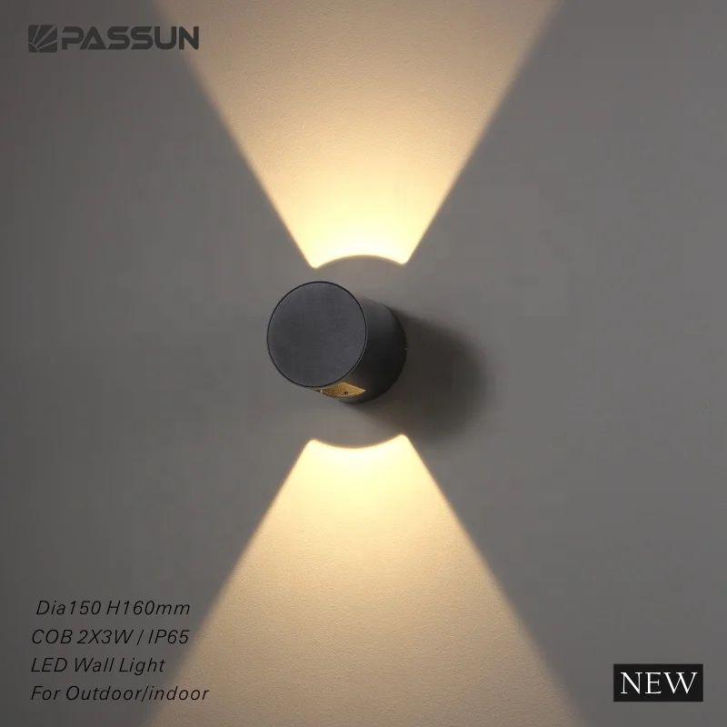 
LWA411-BK 60degree outdoor garden decorative 4 ways 4x3w aluminium painted black led outdoor wall lamps 