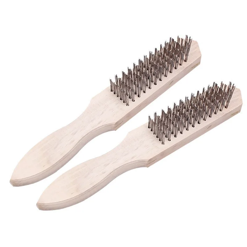 factory direct sell Wood Handle Wire Steel Brush