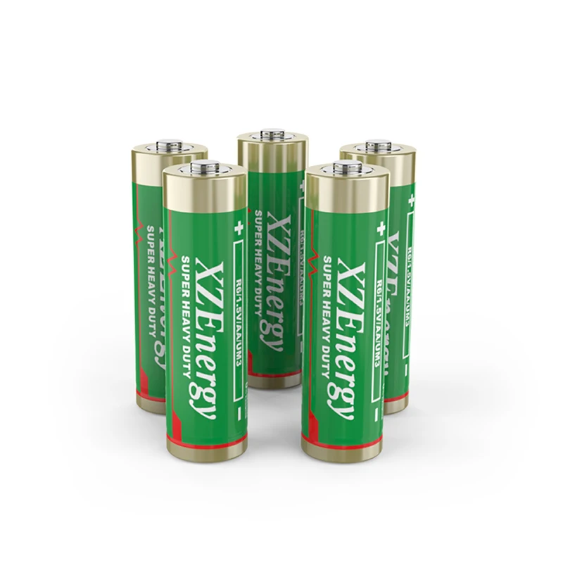 China Factory Wholesale OEM ODM Dry Battery zinc carbon r06 um3 1.5V  AA battery