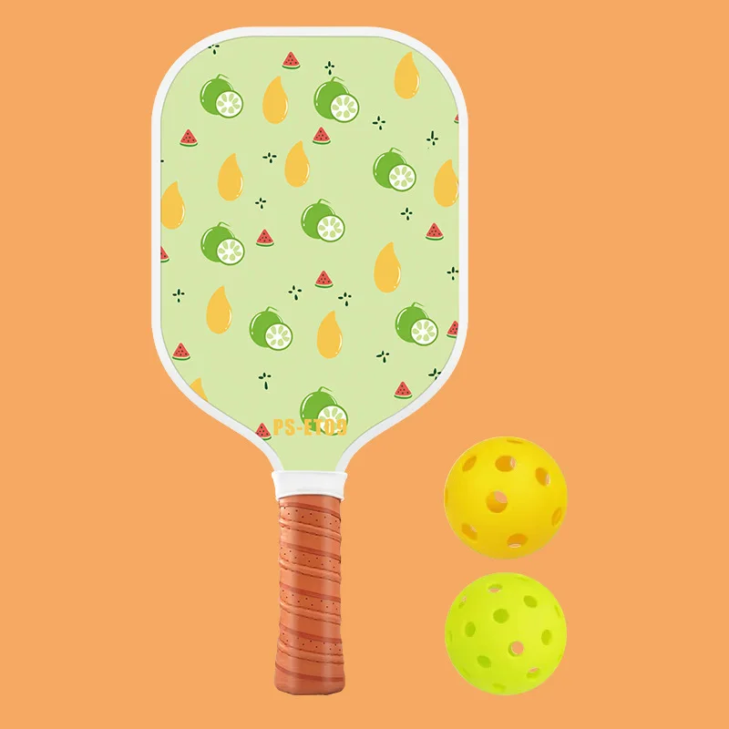 manufacturer high quality durable kids pickleball paddle fiberglass carbon fiber honeycomb core Pickle rackets for children