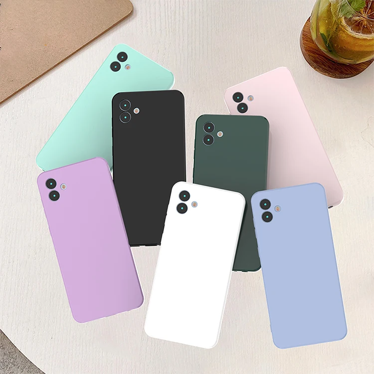 Cheap price Colorful soft glossy texture TPU cell phone case cover for Samsung Galaxy A04 back cover