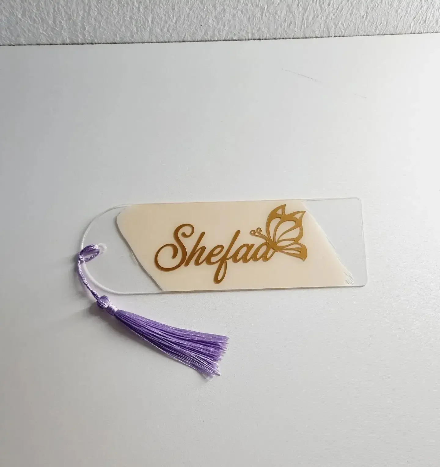 Custom-shaped Acrylic Bookmark with Tassel Insurance & Agriculture Gift Promotional Bookmarks in Paper & Plastic Material