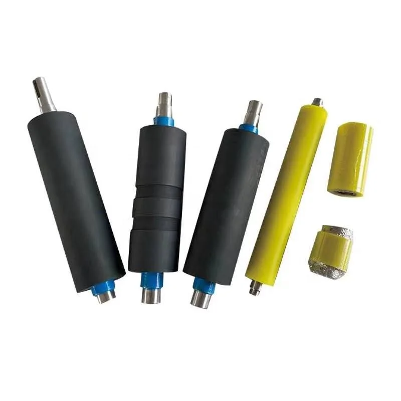 Custom cots wear-resisting pressure high temperature butadiene rubber roller