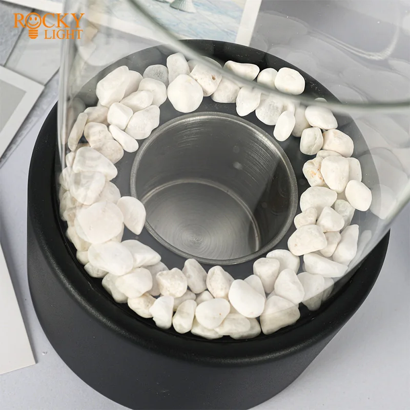 Indoor and outdoor alcohol fireplace lamp