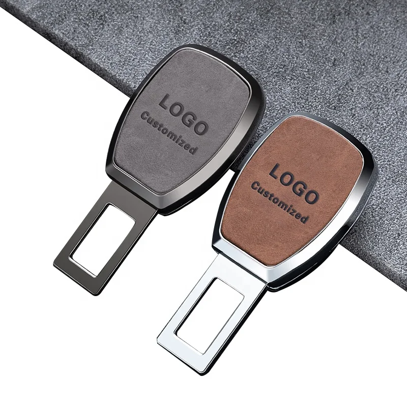 2 Pas Universal Car Safety Seat Belt Extender Customized All Car Logo Auto Seat Belt Extender