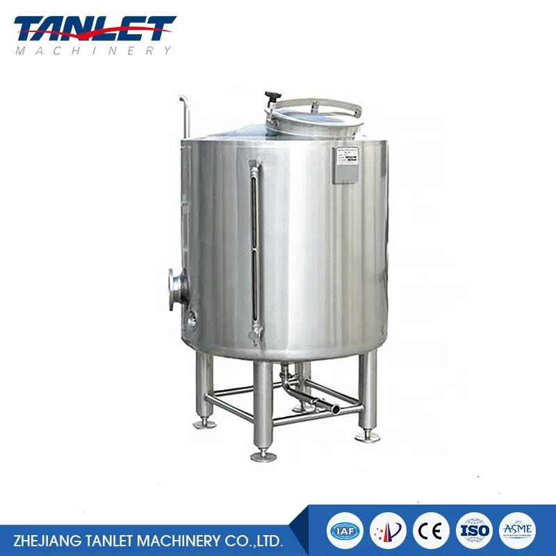 High pressure stainless steel beer liquid milk oil wine water storage tank