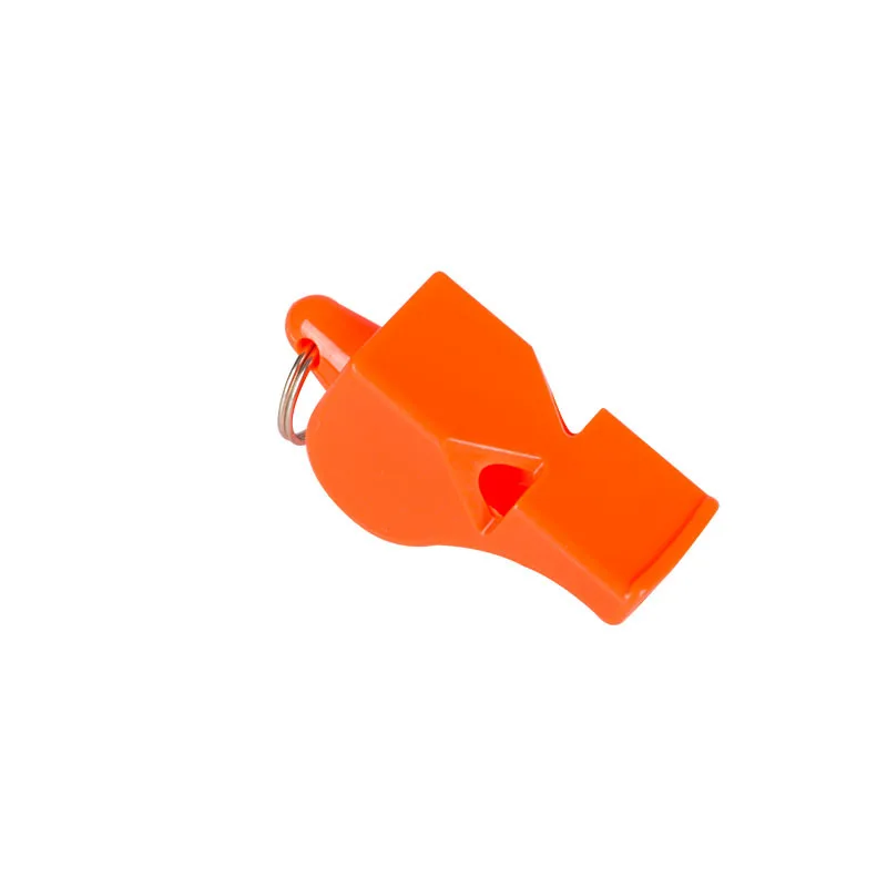 Customized promotional sport referee whistle plastic emergency whistle