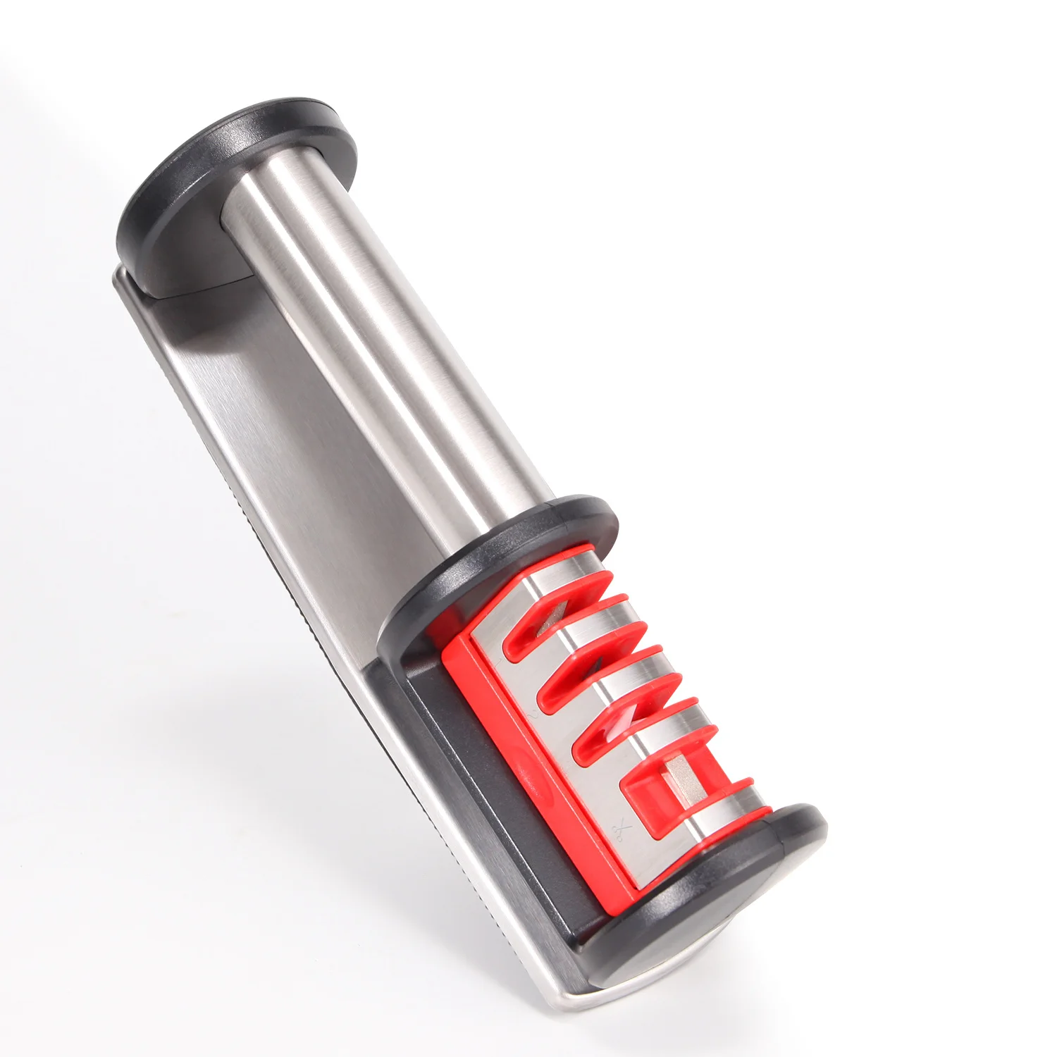 Заводская горячая распродажа 4 в 1 точилка из вольфрамовой стали Алмазный нож точильный круг с мягкой ручкой