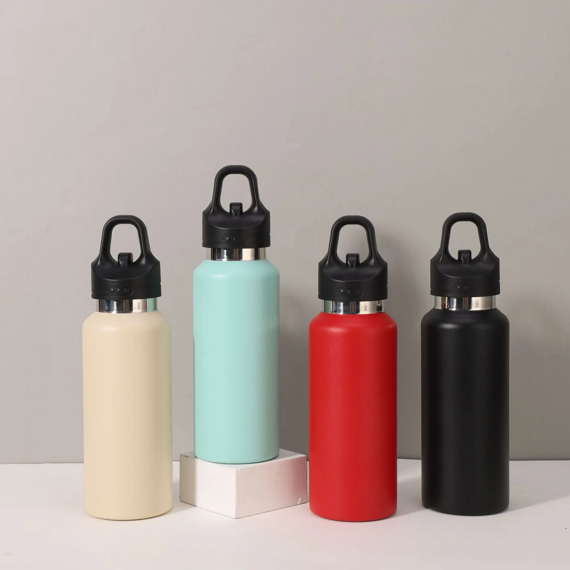 Factory Wholesale Custom Logo 12OZ Water Bottle 316 Stainless Steel Portable Vacuum Tumbler With One-click On Lid