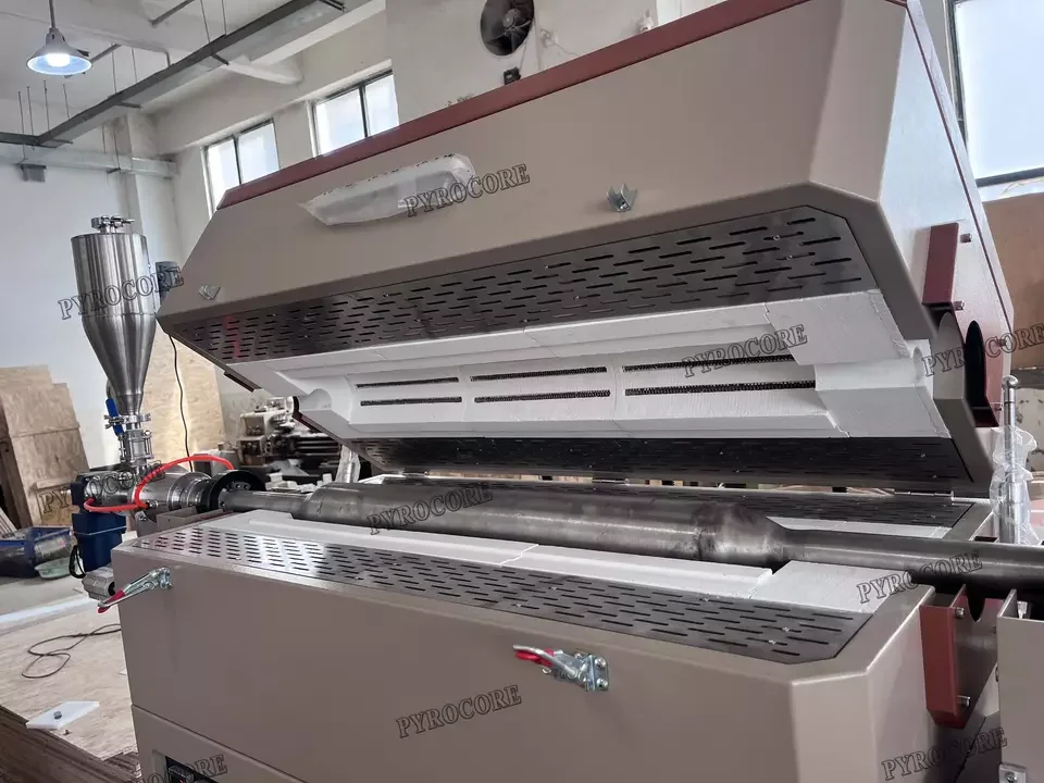 Tube Furnace 1700 C 1800c Lab Protective Atmosphere Ceramic Fibres Chamber Tube Furnace For Heat Treatment