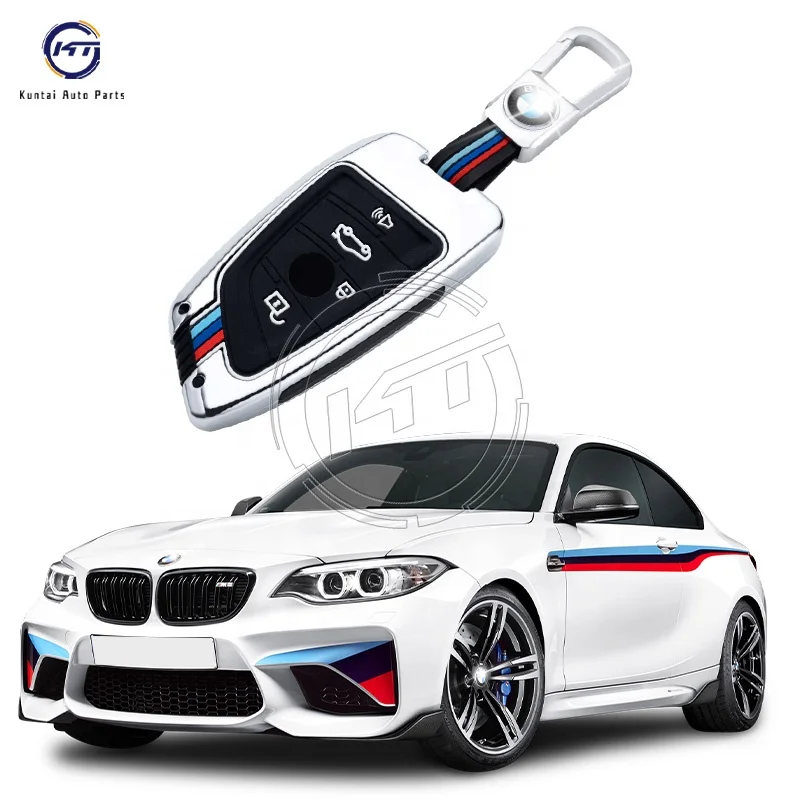 Цинковый сплав с дистанционным управлением, умный чехол для ключей от Fob чехол в виде ракушки для BMW X1 X3 X5 X6 X7 525li 530li e90 e60 e63