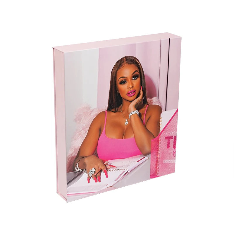 High Quality Luxury Custom Logo Color Printed Cardboard Paper Cosmetic Packing Magnet Closed Magnetic Gift Box Matt Lamination