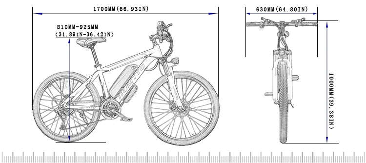 Humtto hot sale 250W Aluminum alloy  21speed Lithium battery 36v 48v ebike bicycle electric mountain bike