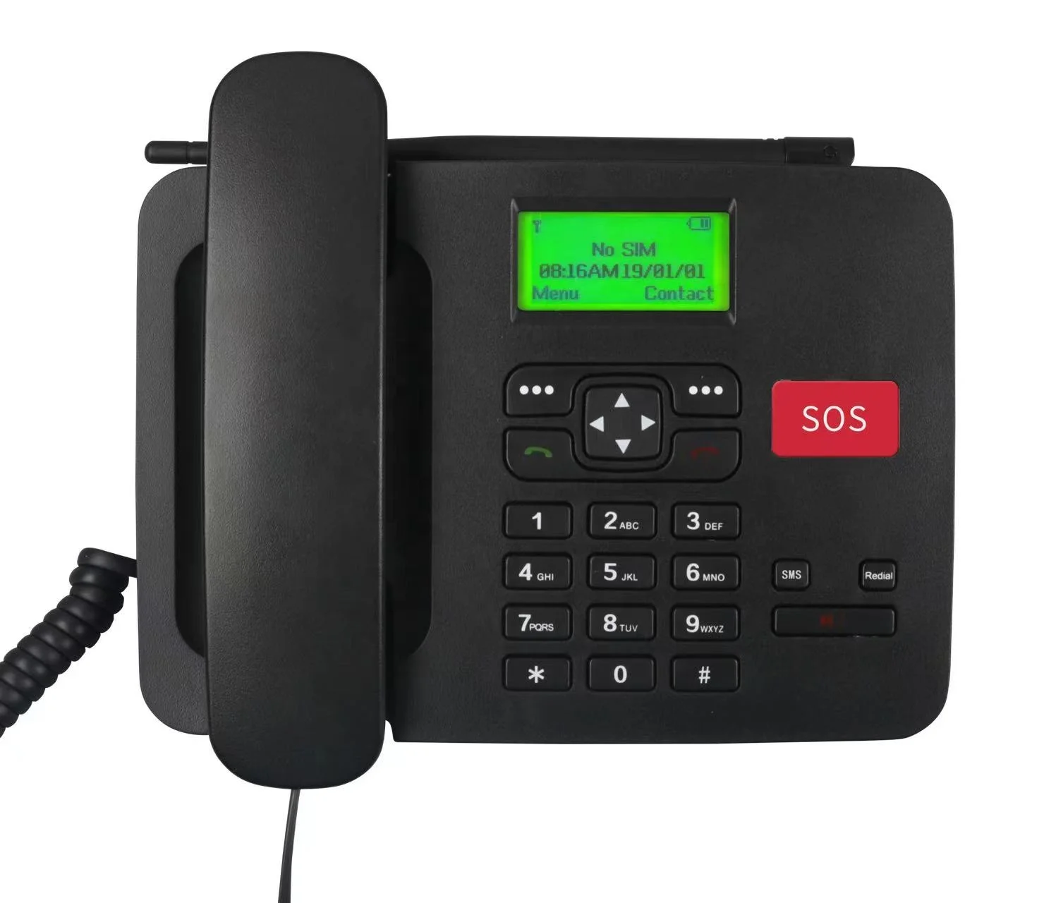 OEM ODM 2G 3G 4G GSM LTE VoLTE CAT1 Call Fixed Wireless Phone 2.2 inch with SIM Card SMS Cordless Telephone