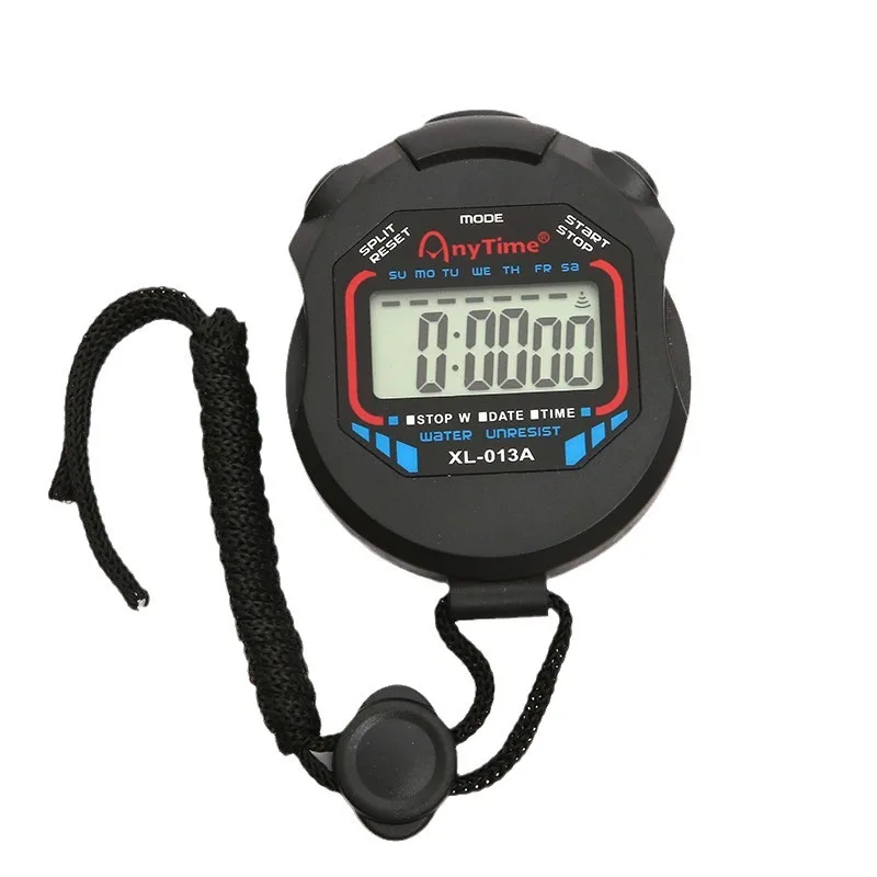 Get-Fit Waterproof Cycling Bike Stopwatch Green Backlight LCD Display with Odometer Speedometer