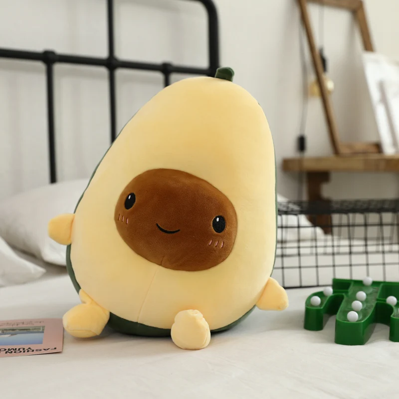 lovely children playing avocado plush pillow unique professional manufacturer stuffed toys